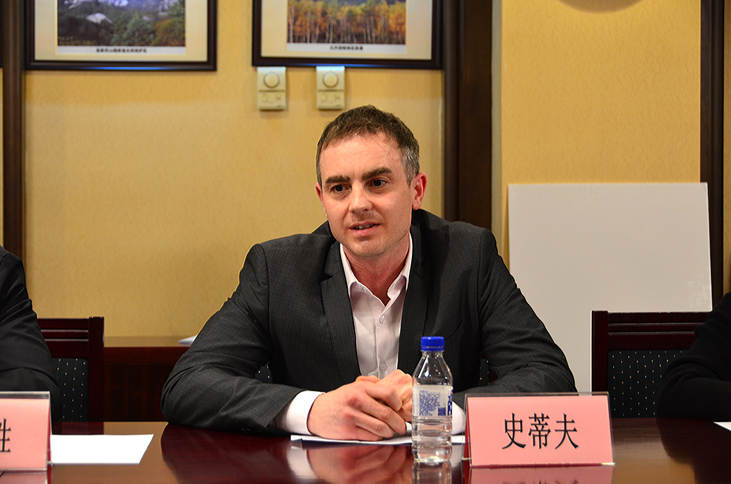 仪式上,野生救援北京代表处首席代表Steve Blake先生致辞。