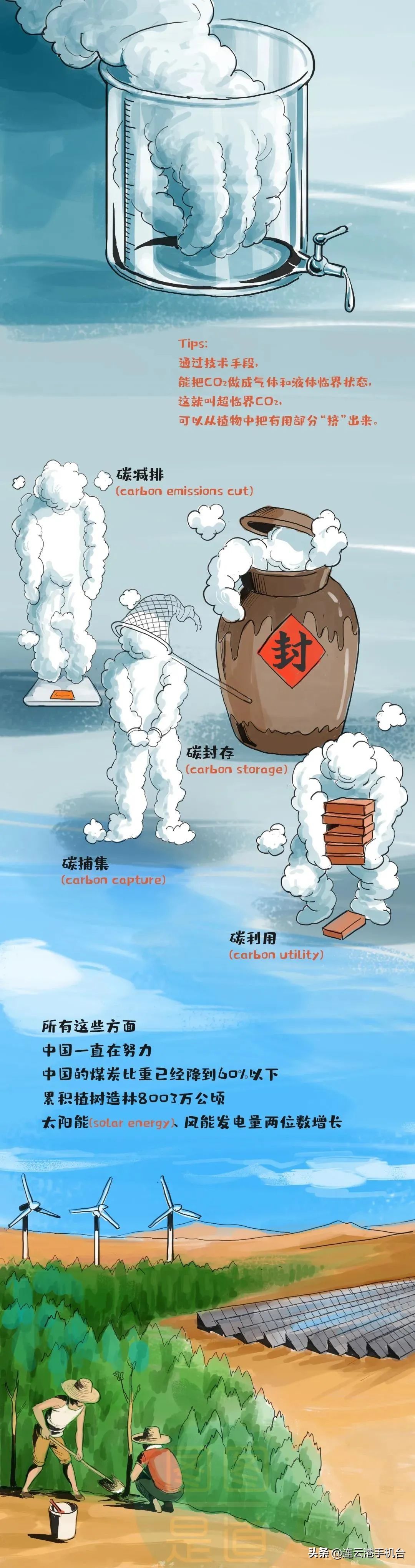 什么叫“碳达峰、碳中和”？一副漫画看明白