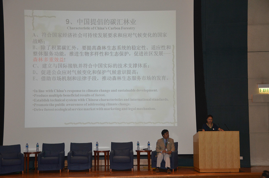 碳汇基金会秘书长李怒云出席在香港召开的“亚太商业与可持续发展大会”，并向大会作 “中国林业碳汇管理与创新”的主题演讲