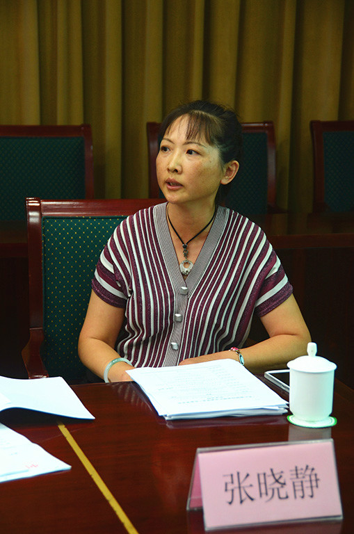 专家组成员国家林业局经研中心处长张晓静向研建单位提出指导意见
