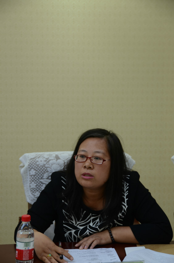 中华女子学院朱迎波女士发言